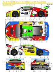 SK Decals SK24141: Marking / livery 1/24 scale - Audi R8 LMS GT3 